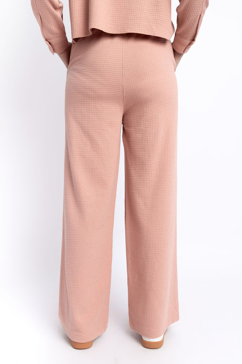 The Tea Pink Wide Leg Pants