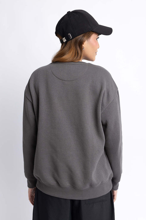 The Charcoal Oversized Sweatshirt