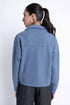 The Ash Blue Boxy Crop Sweatshirt