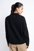 The Black Boxy Crop Sweatshirt