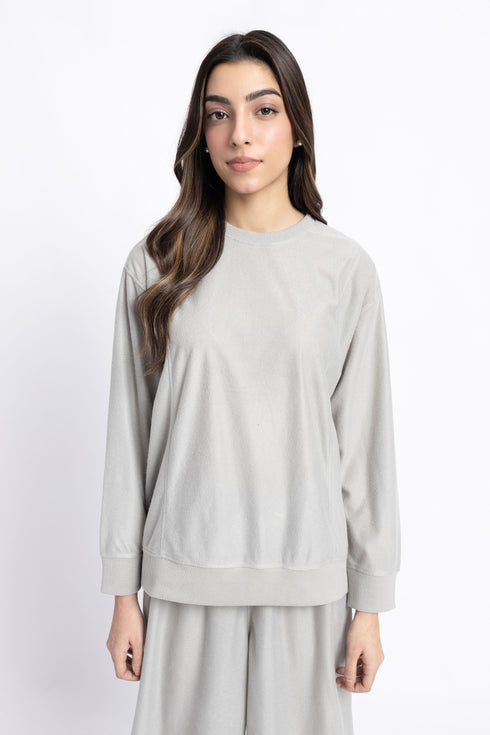 The Grey Oversized Sweatshirt
