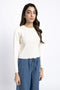 The Off-White Cropped Fitted T-Shirt