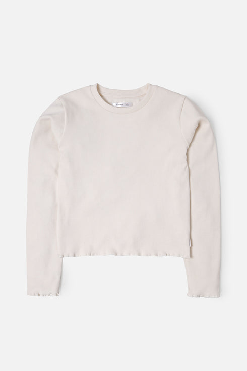 The Off-White Cropped Fitted T-Shirt