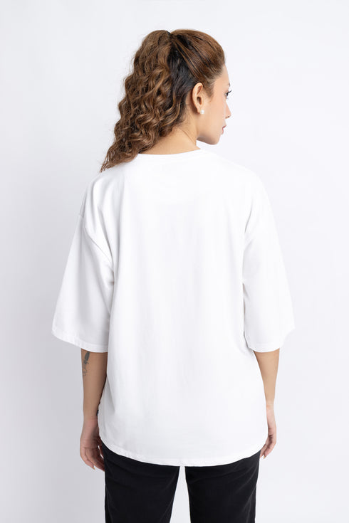 The Floral Extreme Oversized T-Shirt