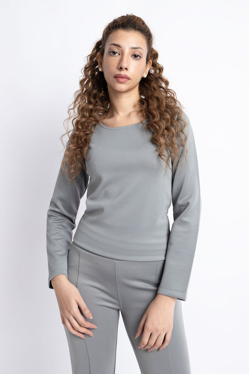 The Grey Scuba Fitted Top
