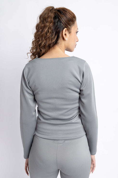 The Grey Scuba Fitted Top
