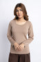 The Mocha Scuba Fitted Top