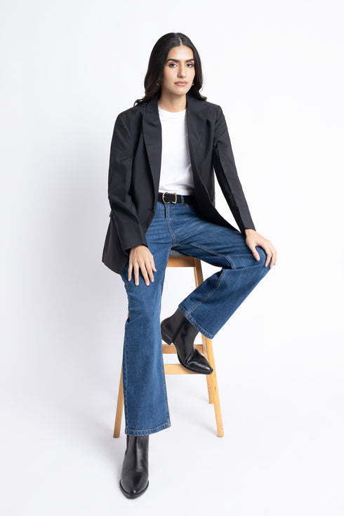 The Black Regular Fit Blazer
