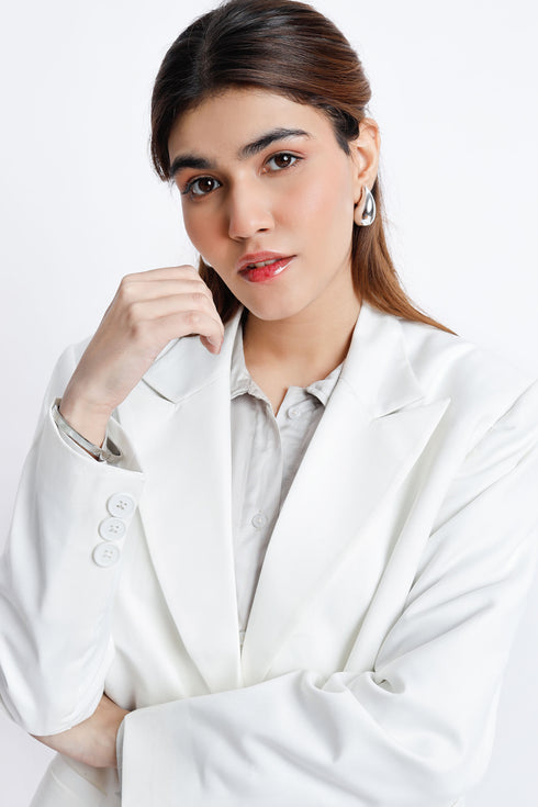 The Classic White Blazer