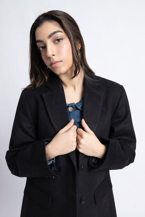 The Black Long Coat