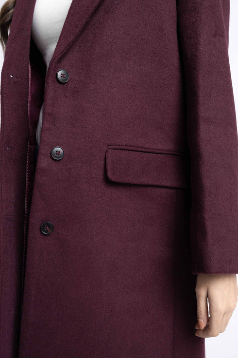 The Plum Long Coat