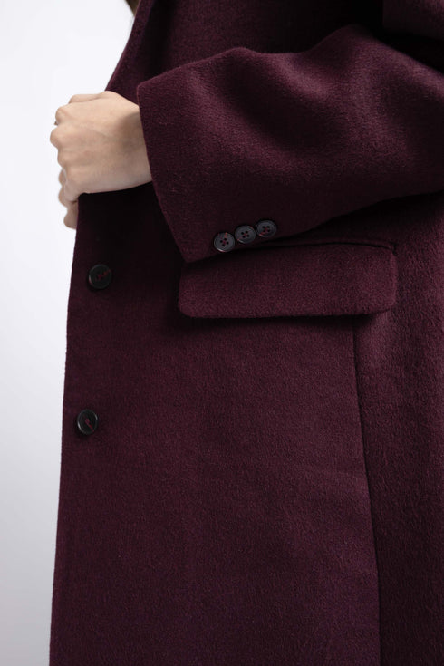 The Plum Long Coat