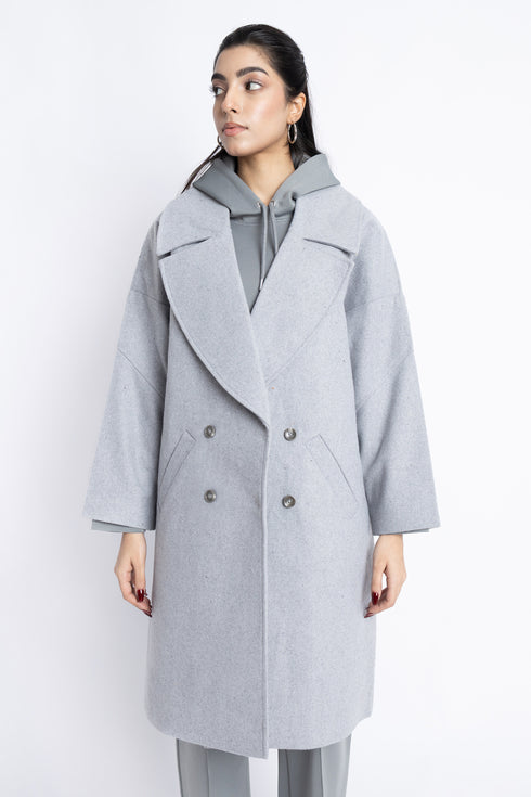 The Grey Oversized Coat
