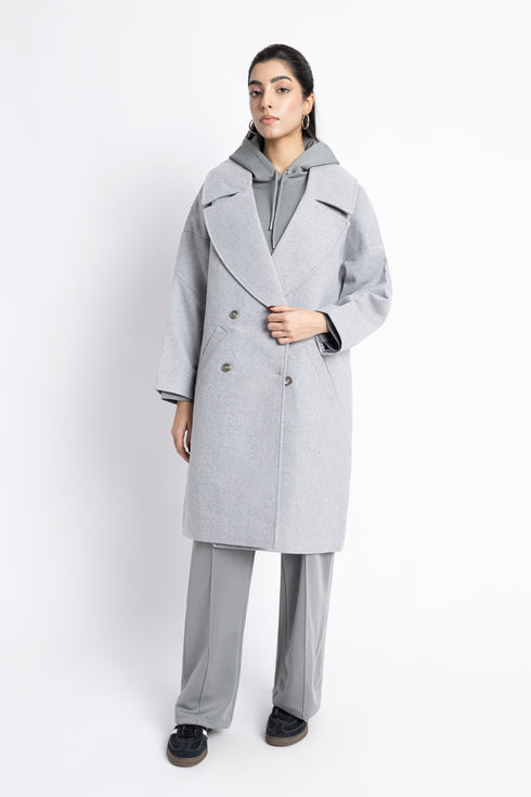 The Grey Oversized Coat