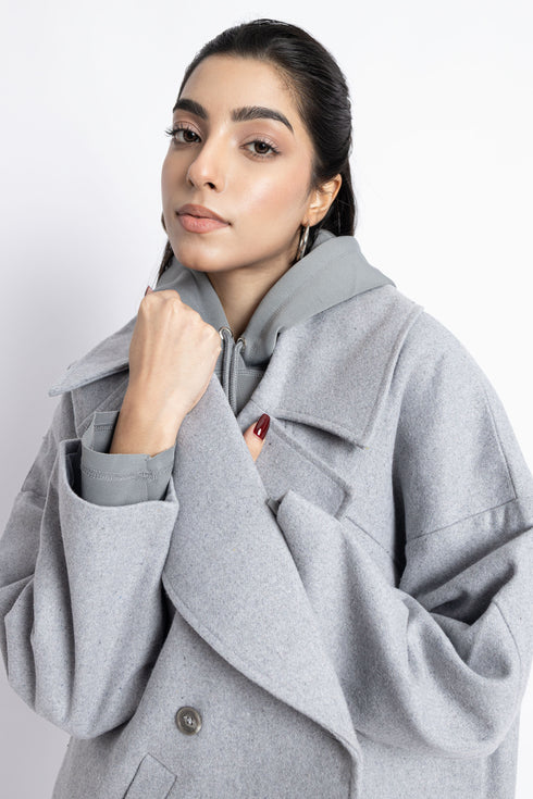 The Grey Oversized Coat