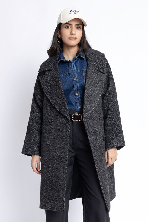 The Tweed Oversized Coat