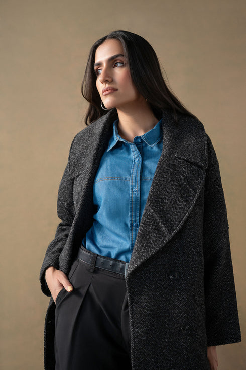 The Tweed Oversized Coat
