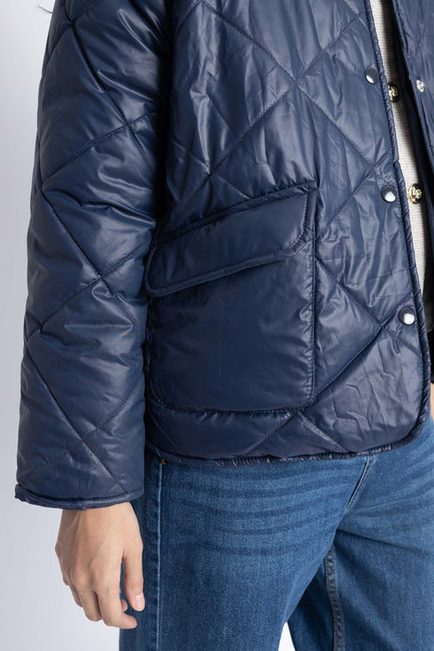 The Navy Puffer Jacket