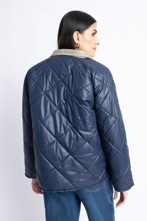 The Navy Puffer Jacket