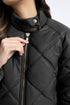 The Black Cropped Puffer Jacket