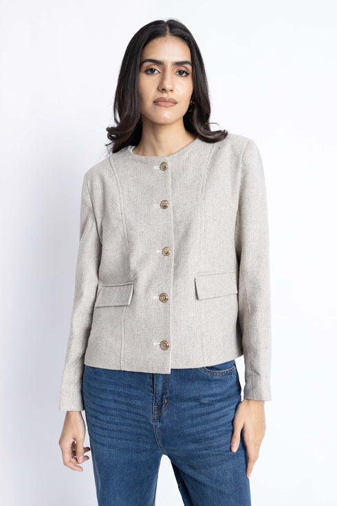 The Tweed Loose Fit Jacket