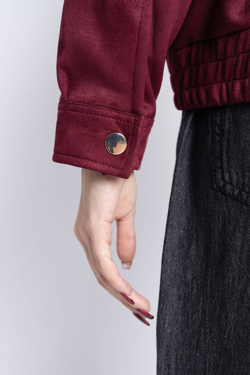 The Suede Boxy Fit Jacket
