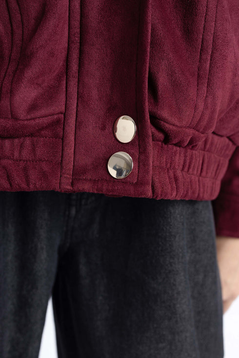 The Suede Boxy Fit Jacket