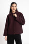 The Plum Oversized Wool Jacket