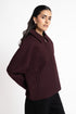 The Plum Oversized Wool Jacket