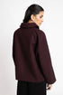 The Plum Oversized Wool Jacket