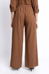 The Toffee Brown Wide Leg Trousers