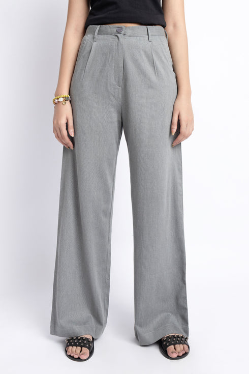 The Grey Wide Leg Pants