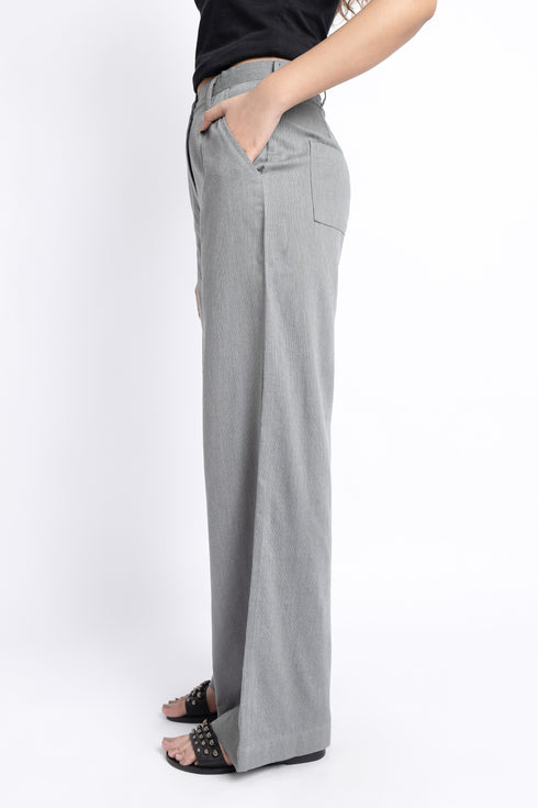 The Grey Wide Leg Pants