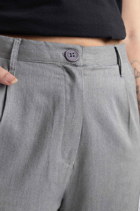 The Grey Wide Leg Pants