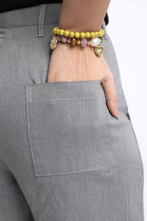 The Grey Wide Leg Pants