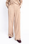 The Khaki Double Pleat Wide Leg Pants