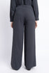 The Charcoal Wide Leg Pleated Trousers