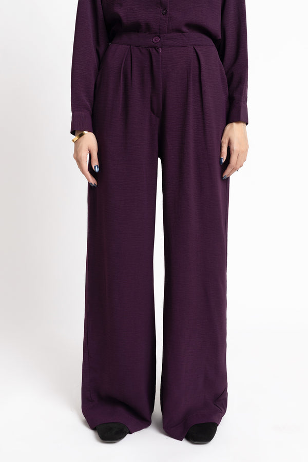 The Winter Bloom Wide Leg Trousers