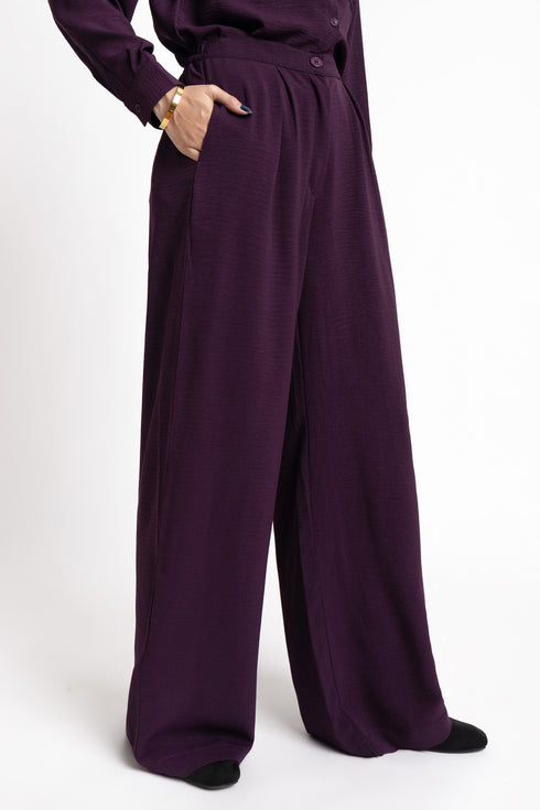 The Winter Bloom Wide Leg Trousers