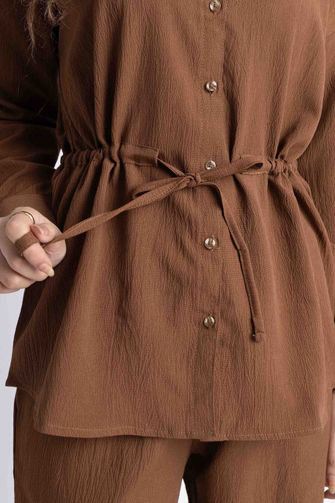 The Toffee Brown Shirt