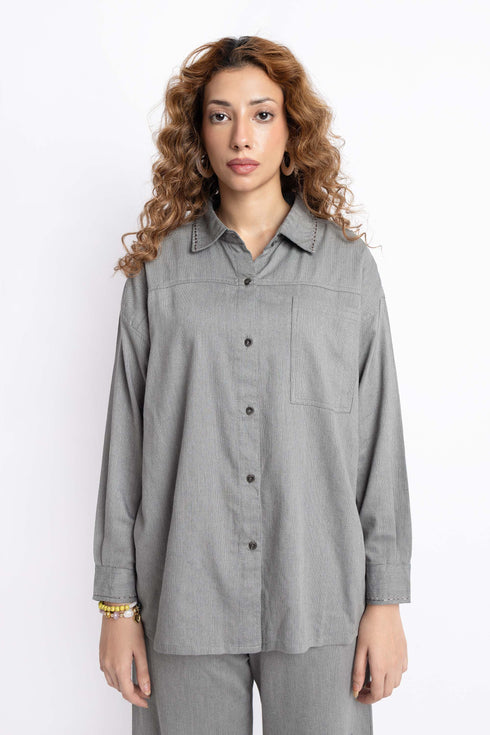 The Grey Oversized Shirt