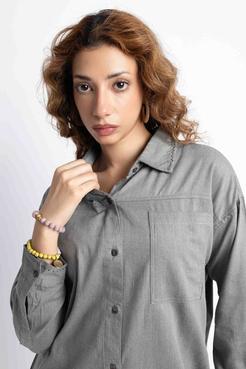 The Grey Oversized Shirt