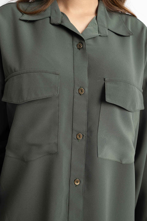 The Oversized Button Down Shirt