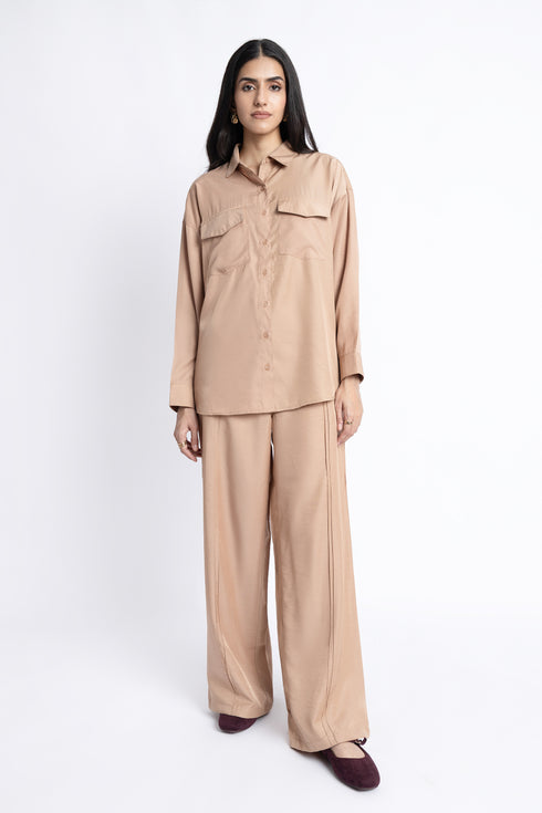 The Khaki Oversized Shirt