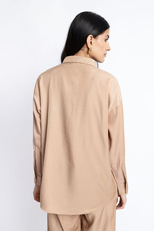The Khaki Oversized Shirt