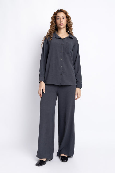 The Charcoal Regular Fit Shirt