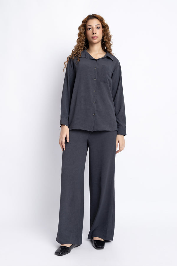 The Charcoal Regular Fit Shirt