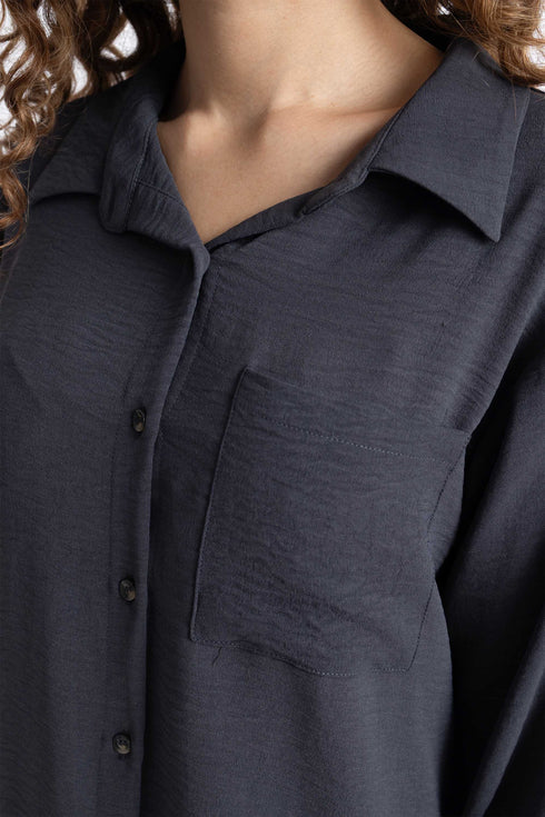 The Charcoal Regular Fit Shirt