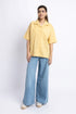 The Mustard Oversized Cuban Collar Shirt