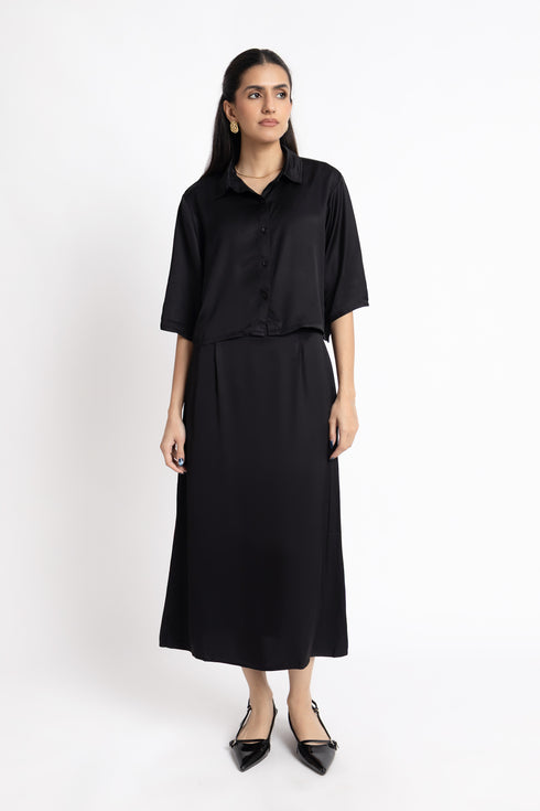 The Black Slip Skirt